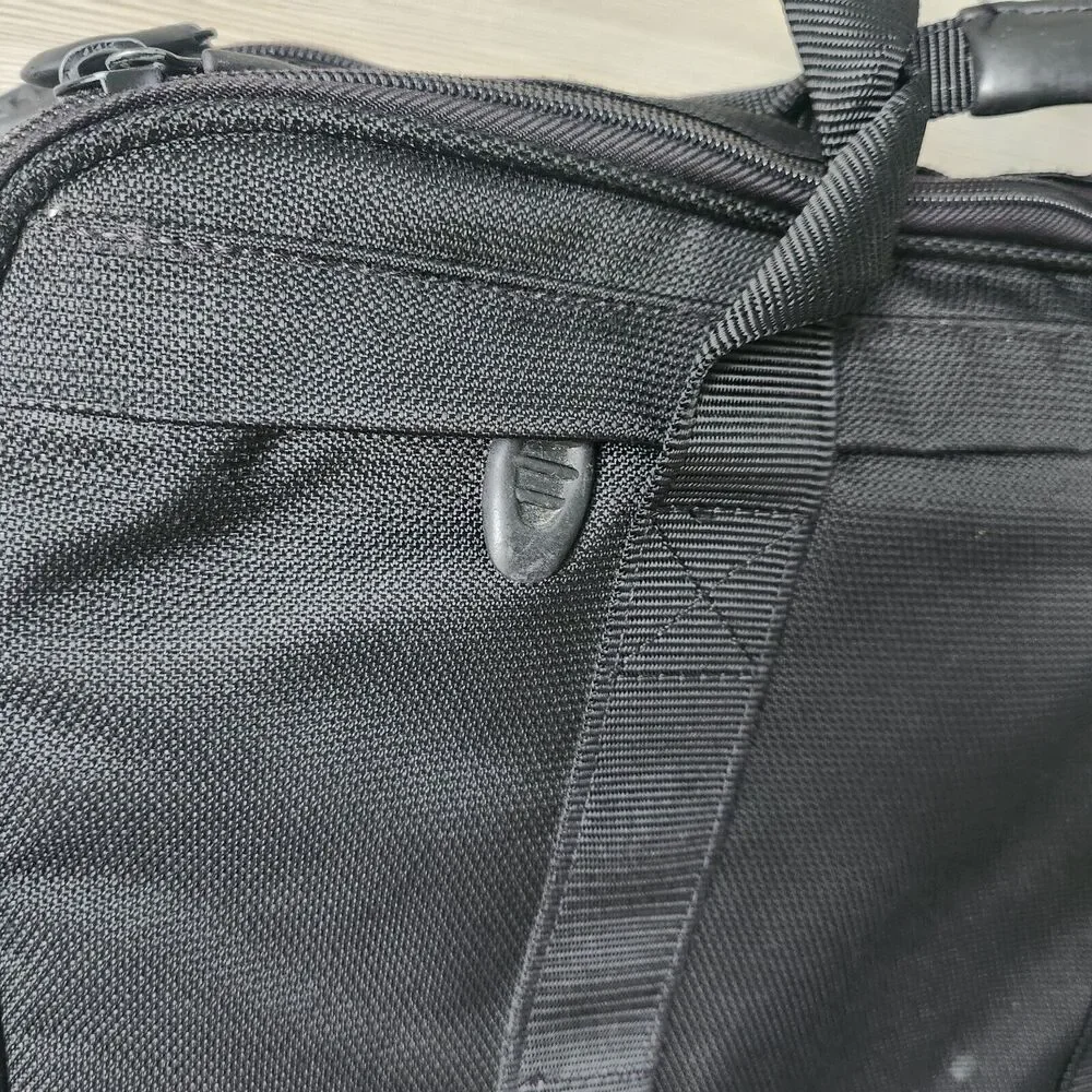 Tumi T-Tech T2 Carry On Expandable Nylon Ballistic Laptop Briefcase Bag w/ Strap